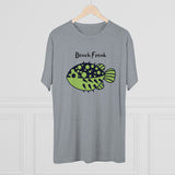 Unisex Tri-Blend Crew Tee - Blowfish Beach Freak