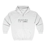 Unisex Full Zip Hoodie - Classic Adventure Bum Insignia