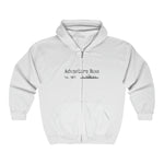 Unisex Full Zip Hoodie - Classic Adventure Bum Insignia