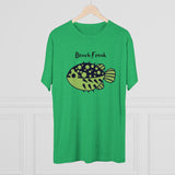 Unisex Tri-Blend Crew Tee - Blowfish Beach Freak