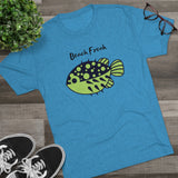 Unisex Tri-Blend Crew Tee - Blowfish Beach Freak