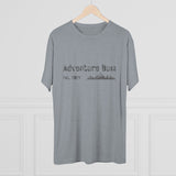 Unisex Tri-Blend Crew Tee - Classic Adventure Bum Insignia