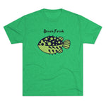 Unisex Tri-Blend Crew Tee - Blowfish Beach Freak