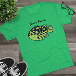 Unisex Tri-Blend Crew Tee - Blowfish Beach Freak