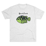 Unisex Tri-Blend Crew Tee - Blowfish Beach Freak