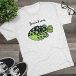 Unisex Tri-Blend Crew Tee - Blowfish Beach Freak