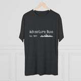 Unisex Tri-Blend Crew Tee - Classic Adventure Bum Insignia