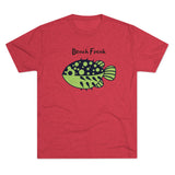 Unisex Tri-Blend Crew Tee - Blowfish Beach Freak