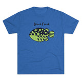 Unisex Tri-Blend Crew Tee - Blowfish Beach Freak