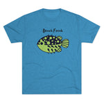 Unisex Tri-Blend Crew Tee - Blowfish Beach Freak