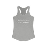 Women's Ideal Racerback Tank - Classic Adventure Bum Insignia