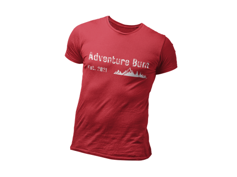 Men's Lightweight Fashion Tee - Classic Adventure Bum Insignia