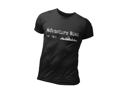 Men's Cotton Crew Tee - Classic Adventure Bum Insignia