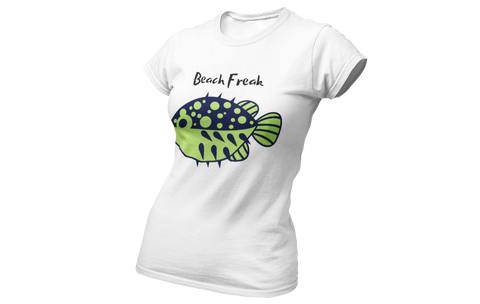 Women's Boyfriend Tee - Blowfish Beach Freak